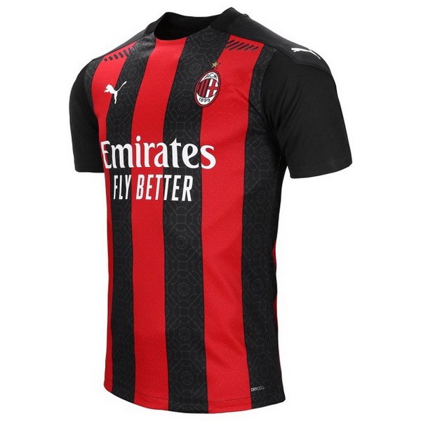 Trikot AC Milan Heim 2020-21 Rote Fussballtrikots Günstig